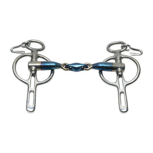 Mors TRUST Sweet Iron Liverpool 2 fentes à branches tournantes double brisure à maillon elliptique