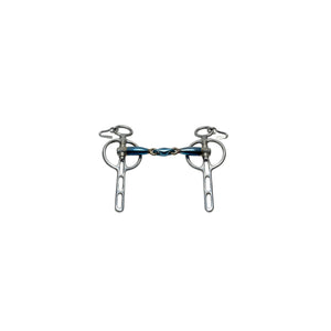 Mors TRUST Sweet Iron Liverpool 3 fentes à branches tournantes double brisure à maillon elliptique