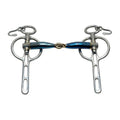 Image for TRUST Sweet Iron Liverpool bit with 3 slots and rotating cheeks, single-jointed mouthpiece