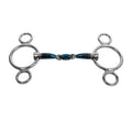 Image for TRUST Sweet Iron-ponybid med tre ringe (Pessoa), dobbelbrudt med elliptisk midterled