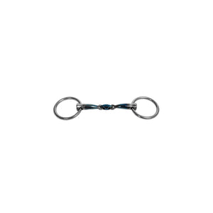 Mors TRUST Sweet Iron poney à anneaux libres double brisure à maillon elliptique