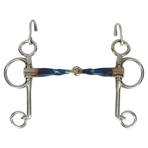 Mors TRUST Sweet Iron Pelham torsadé à brisure simple