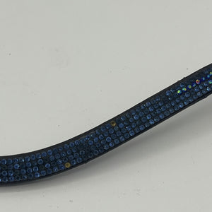 Botón Frontal Kavalkade azul marino strass liquidación