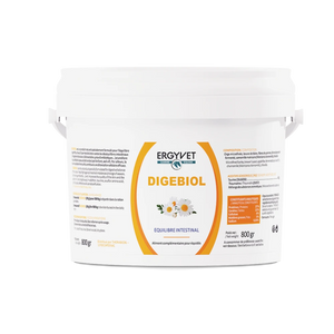 Ergyvet Digebiol – seau de 800 g, équilibre intestinal du cheval