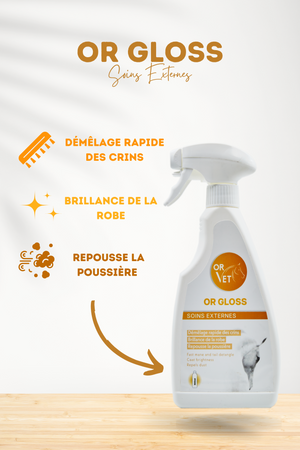 Or-Vet – Démêlant OR GLOSS SPRAY    | Sellerie Bucéphale