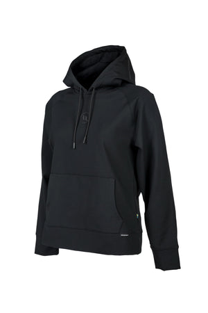 Sweat à capuche Outtrakk pour Femme Back on Track - Noir - vue de profil