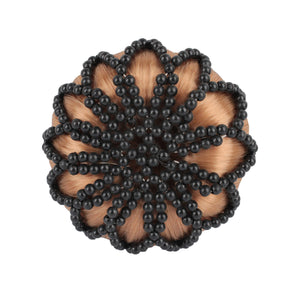 Filet à chignon perles Horka Noir