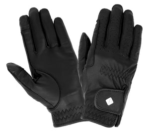 Gants d'équitation Classic en cuir LeMieux - Noir - photo produit