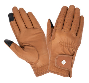 Gants d'équitation Classic en cuir LeMieux - Beige - photo produit