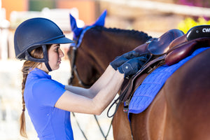 Gants d'équitation Classic LeMieux - Noir - mise en situation