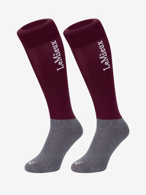 Chaussettes de Concours LeMieux (lot de 2) - Bordeaux - photo produit