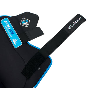 Guêtres de Glace LeMieux ProIce Freeze, coloris Black, détail