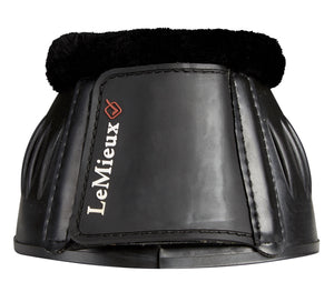 Cloches en Caoutchouc LeMieux avec Col Polaire - Noir - photo produit