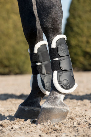 Guêtres de Tendon en Cuir LeMieux Capella Comfort - Noir - lifestyle