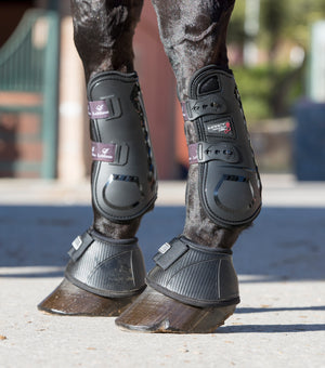 Guêtres de Tendon LeMieux Impact Responsive - Noir - lifestyle