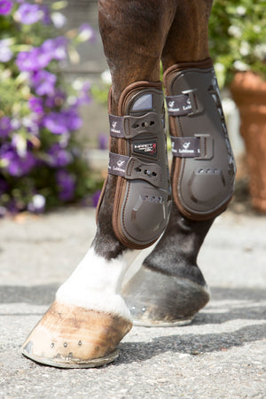 Guêtres de Tendon LeMieux Impact Responsive - Marron - lifestyle