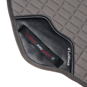 Tapis de CSO LeMieux Self-Cool Polar - Gris - détail