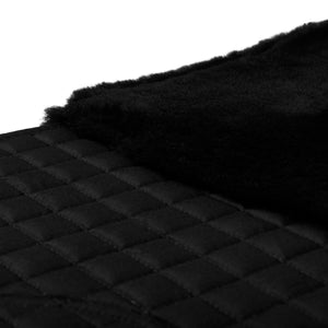 Tapis Merino+ Dressage Half Lined LeMieux, coloris Noir, détail