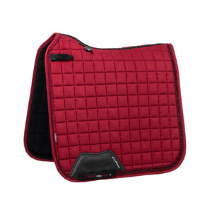 Tapis de Dressage Diamante Square LeMieux, coloris Bordeaux, vue produit