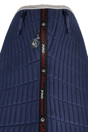 Tapis de CSO LeMieux EuroJump Suédine - Bleu Marine - detail