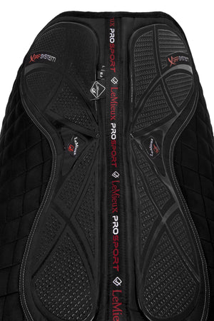 Tapis de CSO LeMieux EuroJump X-Grip Silicone, coloris Black, détail
