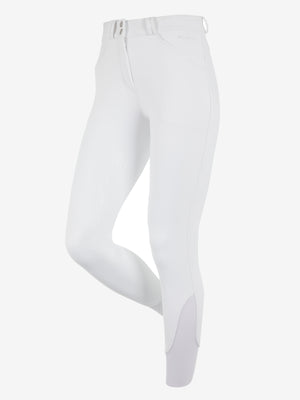 Pantalon d'Équitation Imperméable LeMieux Drytex Fond Intégral Silicone, coloris White, vue produit