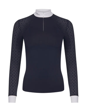 Chemisier de concours Olivia manches longues — Navy