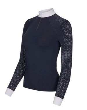 Chemisier de concours Olivia manches longues — Navy
