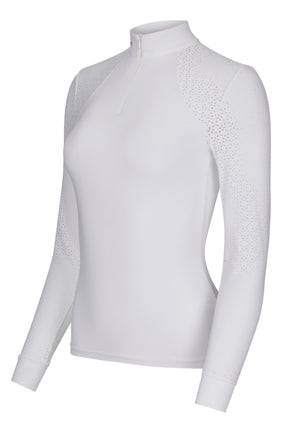 Chemisier de concours Olivia manches longues — White