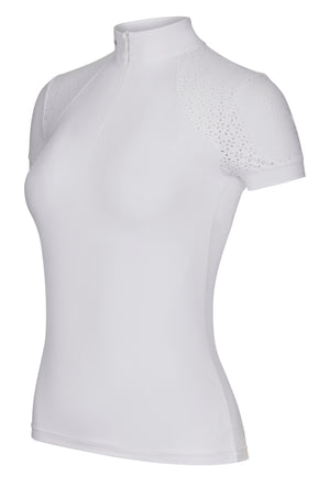 Chemisier de concours Olivia manches courtes — White