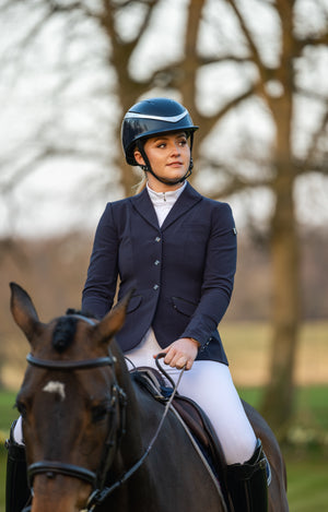 Veste de Concours Dynamique LeMieux - Bleu Marine - mise en situation