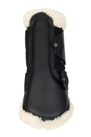 Guêtres de Protection LeMieux Fleece Edged Mesh - Noir/Naturel - produit