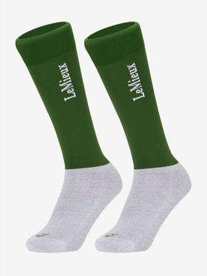 Chaussettes de Concours LeMieux (lot de 2) - Vert chasseur - photo produit