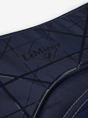 Tapis de Dressage LeMieux Soft Shell Anti-Slip - Bleu Marine - detail