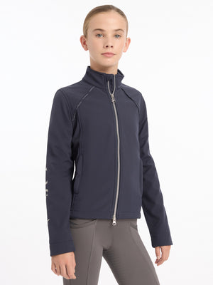 Veste Softshell Young Rider LeMieux Doublure Polaire — Navy