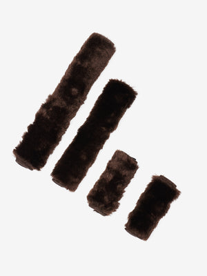 Set de Protections Simuwool LeMieux pour Licol, coloris Brown, vue produit