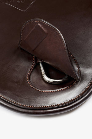 Sangle Anatomique Courte à Crampons Gel-Tek LeMieux, coloris Brown, vue produit