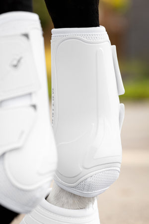 Guêtres de Dressage LeMieux Motionflex - Blanc - photo produit