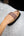 Brosse de corps Artisan en laine de mouton LeMieux - Marron - mise en situation