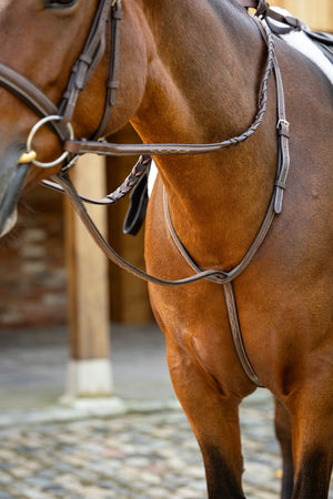 Martingale Fixe Hunter LeMieux — Havane/argent