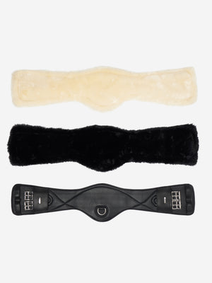 Sangle de Dressage Galbée Arika Simuwool LeMieux, coloris Black, vue produit