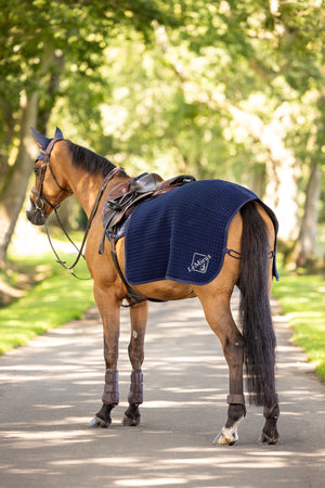 Couvre-reins d'exercice LeMieux Clima-Tek — Navy