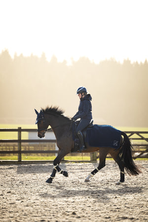 Couvre-reins d'exercice LeMieux Clima-Tek — Navy