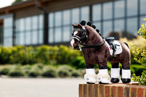 Tapis de Dressage Toy Pony LeMieux, coloris White, en situation