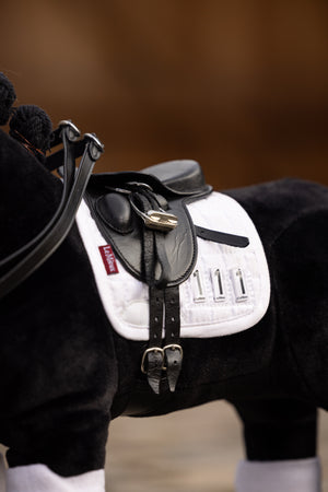 Tapis de Dressage Toy Pony LeMieux - Blanc - lifestyle 1