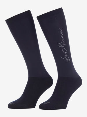 Chaussettes de Concours Sparkle LeMieux — Bleu marine