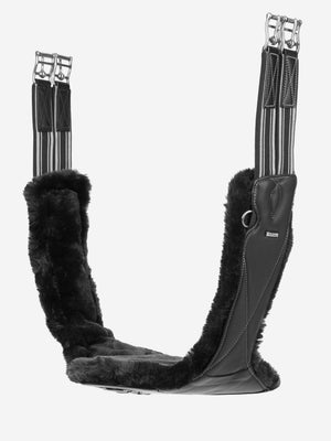 Sangle Longue Galbée à Crampons Arika Simuwool LeMieux, coloris Black, vue produit