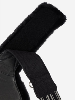 Sangle Longue Galbée à Crampons Arika Simuwool LeMieux, coloris Black, vue produit