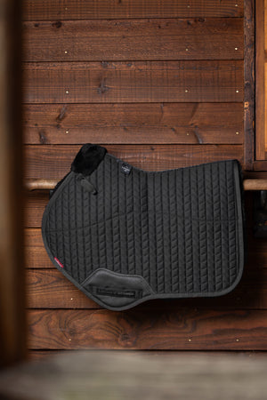 Tapis de CSO LeMieux Suédine Merino+ Noir - Noir/Noir - lifestyle