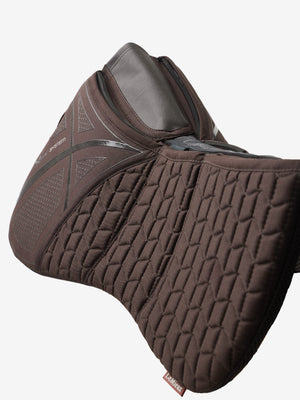 Amortisseur LeMieux ProSorb 3 Poches Matelassé, coloris Brown, détail